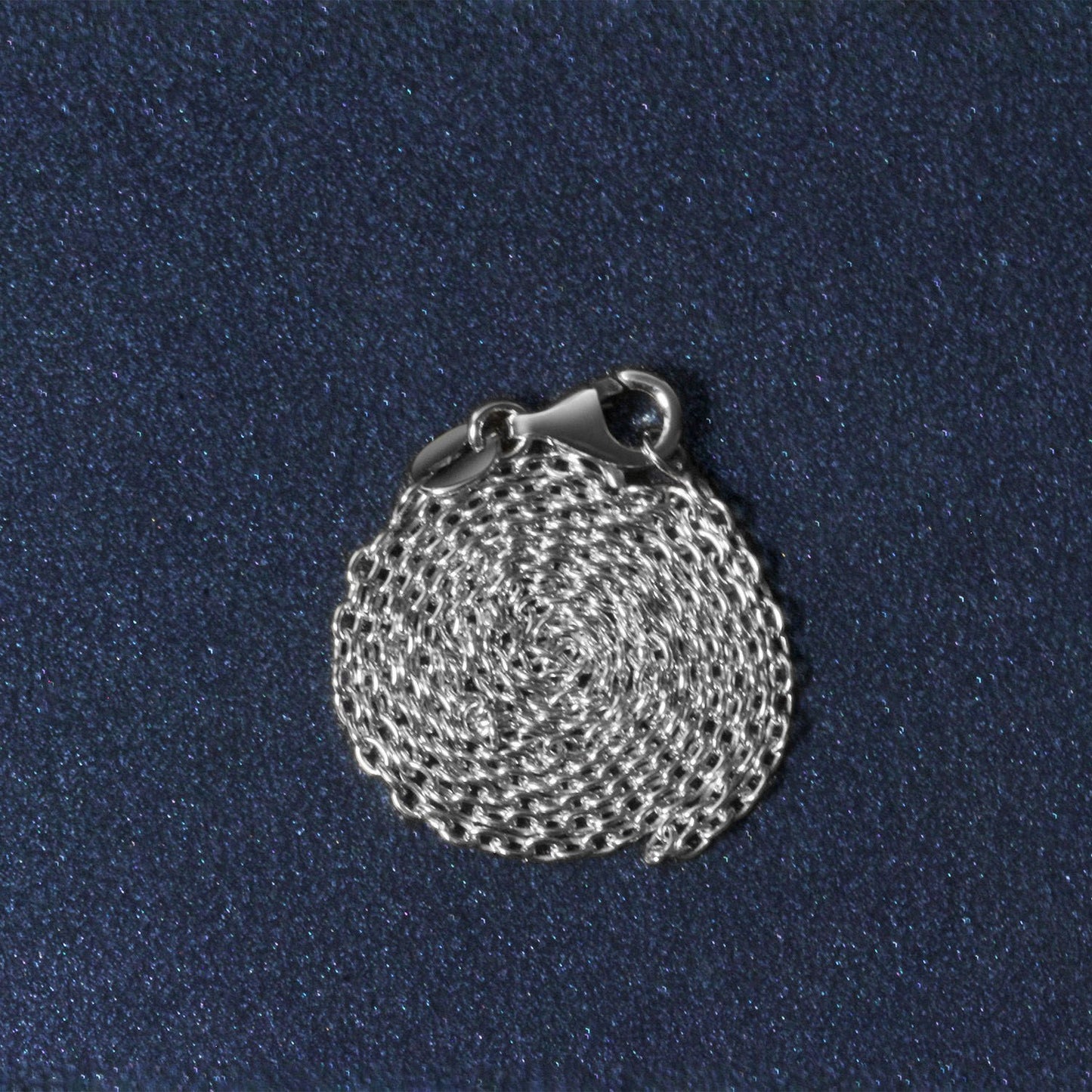 18k White Gold Round Cable Chain (1.50 mm)
