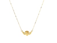 Claddagh Symbol - 14k Yellow Gold Pendant